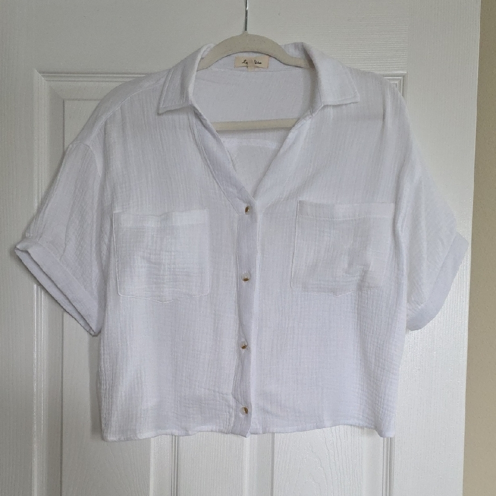 White Button-Up Shirt